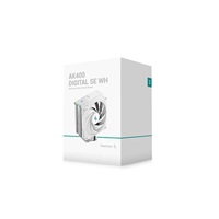 DEEPCOOL CPU Chladič AK400 DIGITAL SE WH, 1x120mm, LGA1851, AM5, bílá