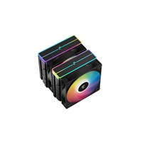 DEEPCOOL CPU Chladič AG620 BK ARGB V2, 2x120mm, LGA1851, AM5, černá