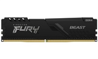 BAZAR - KINGSTON DIMM DDR4 16GB 3200MT/s CL16 FURY Beast Černá - Rozbaleno (Komplet)