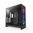 NZXT skříň H9 Flow RGB dvoukomorová ATX / 1x140 RGB mm / 1x 120mm RGB fan / prosklená / černá
