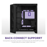 NZXT skříň H9 Flow RGB dvoukomorová ATX / 1x140 RGB mm / 1x 120mm RGB fan / prosklená / černá