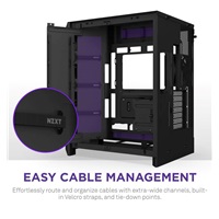NZXT skříň H9 Flow RGB dvoukomorová ATX / 1x140 RGB mm / 1x 120mm RGB fan / prosklená / černá