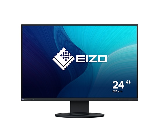EIZO MT 24" EV2410R-BK FlexScan, IPS, 1920x1200, 350nit, 1300:1, 5ms, DisplayPort, HDMI, DVI-D, D-sub, USB, Repro, Černý