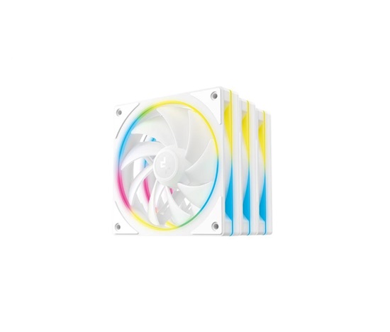 DEEPCOOL Ventilátor FL12 SE WH 3v1, 3x 120mm, ARGB, bílá