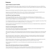 HPE Storage MSL3040 Tape Library 1x MSL LTO-9 Fibre Channel 20x LTO-9 45TB Data Cartridges