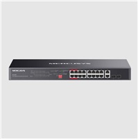 MERCUSYS switch MS120GP (16xGbE,14xPoE+,2xGbE/SFPcombo,192W)