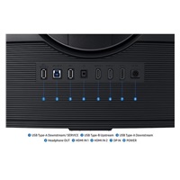 SAMSUNG MT LED LCD Monitor 37" (G75F) - Prohnutý, VA, 4K UHD, 1ms, 165hz, DP, HDMI