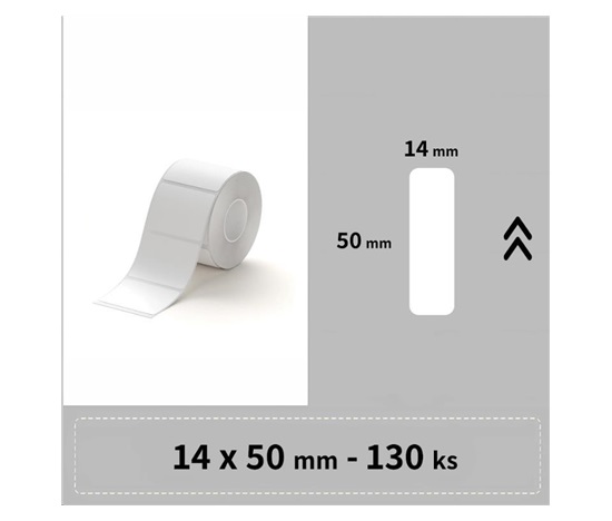 Niimbot štítky RP 15x50mm 125ks Bílé pro D11, D11-M, D110, D110-H