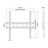 Fixní držák na Tv Fiber Mounts Rico-1