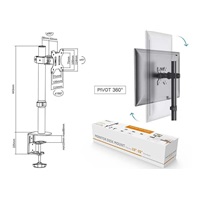 Stolní držák na monitor Fiber Mounts FM122