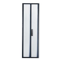 XtendLan 19" stojanový rozvaděč 42U 800x1000, nosnost 1000kg, perforované dveře i záda, kolečka, rozložený, černý