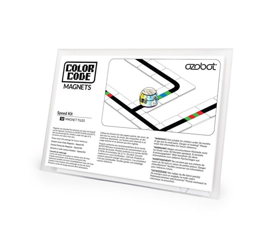 Ozobot sada magnetů s barevnými kódy pro ovládání rychlosti, 18 ks