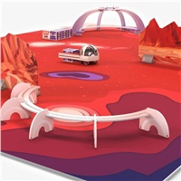 Ozobot podložka Challenge Mat: Mise na Mars