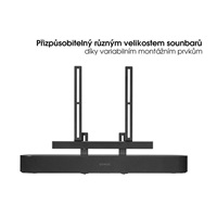 Vogel's Univerzální soundbar držák, uchycení na TV držák, nastavení šířky a výšky
