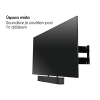 Vogel's Univerzální soundbar držák, uchycení na TV držák, nastavení šířky a výšky