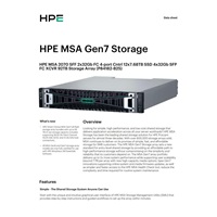 HPE MSA 2070 SFF 2x32Gb FC 4-port Controller 12x7.68TB SSD 4x32Gb SFP FC XCVR 92TB Storage Array Smart Choice