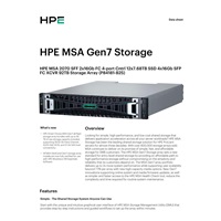 HPE MSA 2070 SFF 2x16Gb FC 4-port Controller 12x7.68TB SSD 4x16Gb SFP FC XCVR 92TB Storage Array Smart Choice