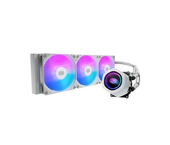 Cooler Master vodní chladič MasterLiquid Core Nex 360, 3x120mm, LGA1851, AM5, bílá