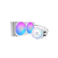 Cooler Master vodní chladič MasterLiquid Atmos II LCD 240, 2x120mm, LGA1851, AM5, bílá