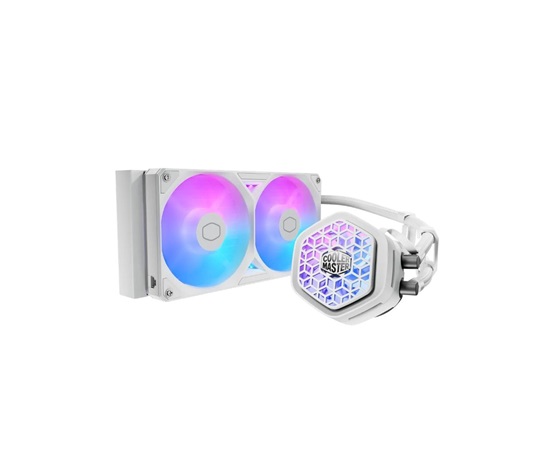 Cooler Master vodní chladič MasterLiquid Atmos II VRM 240, 2x120mm, LGA1851, AM5, bílá