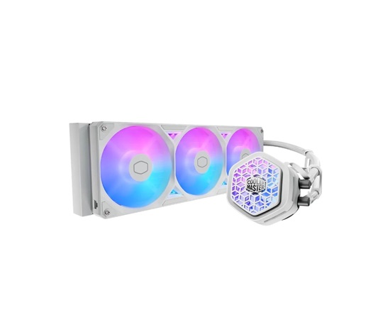 Cooler Master vodní chladič MasterLiquid Atmos II VRM 360, 3x120mm, LGA1851, AM5, bílá