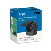 TP-Link Tapo P410M venkovní chytrá WiFi mini zásuvka (3680W,16A,2,4 GHz,BT,IP54,Matter certified)