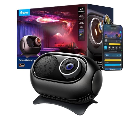 Govee&#32;Galaxy&#32;Light&#32;Projector&#32;2&#32;Pro&#32;Matter&#32;s&#32;reproduktorem