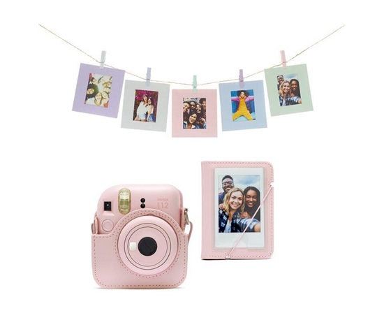 Fujifilm MINI 12 MEGA PACK ružovy