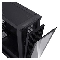 EVOLVEO Ptero Q2G, skříň ATX, 4x ARGB ventilátor, čelní+boční panel sklo, černá