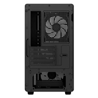 EVOLVEO Panthera, skříň mATX, 6x ARGB ventilátor 120mm, dřevěný přední panel + skleněná bočnice