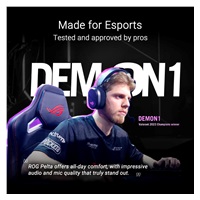 ASUS sluchátka ROG Pelta, Bezdrátové BT a RF 2.4GHz, ARGB, bílá