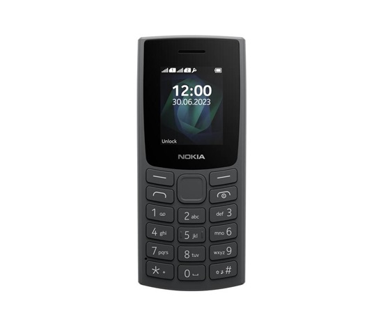 BAZAR - Nokia 105 4G, černá (2024) EU - Poškozený obal (Komplet)