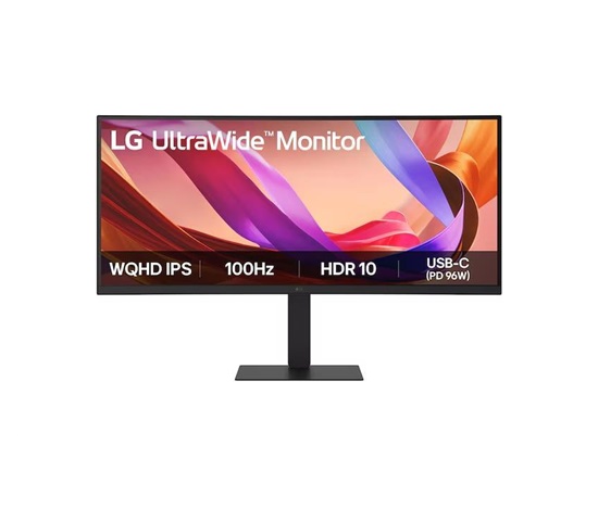 LG MT IPS LCD LED 34" 34U650A - IPS panel, 3440x1440, 2xHDMI, DP, USB-C, USB 3.2, LAN, nast. vyska, repro, zakriven