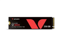 VERBATIM SSD Vi3000 Internal PCIe NVMe M.2 SSD 256GB , W 1300/ R 3300 MB/s