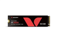VERBATIM SSD Vi5000 Internal PCIe NVMe M.2 SSD 512GB , W2500/ R 5000 MB/s