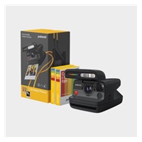 BAZAR - Polaroid Flip Black + balení barevných filmů (8 fotografií) - Poškozený obal (Komplet)