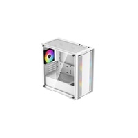 DEEPCOOL Case CC360 WH ARGB, mATX, Průhledná bočnice, 3x120mm Fan, bílá