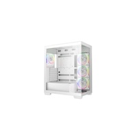 DEEPCOOL Case CG580 4F V2 WH, ATX, Průhledná bočnice, 4x120mm ARGB, bílá