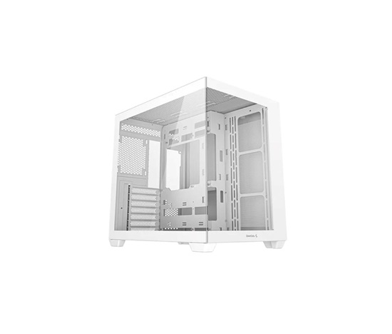 DEEPCOOL Case CG530 WH, ATX, Průhledná bočnice, bílá