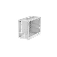 DEEPCOOL Case CH160 PLUS WH, mATX, Průhledná bočnice, bílá