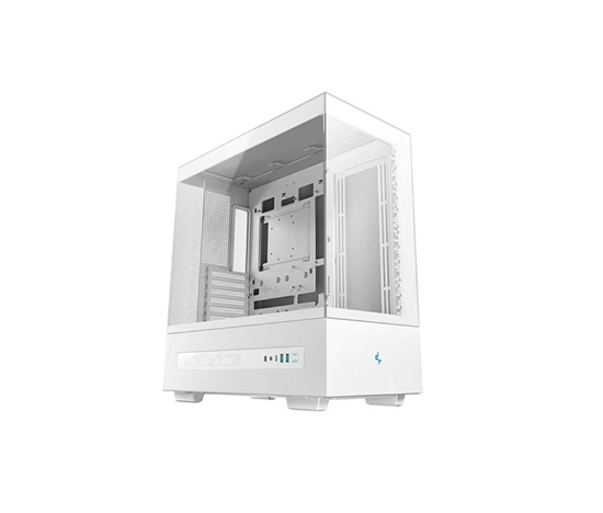 DEEPCOOL Case CH690 DIGITAL WH, ATX, Průhledná bočnice, bílá