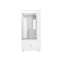 DEEPCOOL Case CH690 DIGITAL WH, ATX, Průhledná bočnice, bílá
