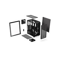 BAZAR - ENDORFY Case Arx 500 Core, Průhledná bočnice, ATX, 4x140mm Fan, černá - Poškozený obal (Komplet)