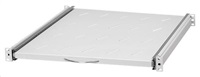 LEXI-Net 19" posuvná police s perforací 1U/550mm, šedá