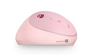 CONNECT IT FOR HEALTH LADIES PINK Bezdrátová vertikální myš, ergonomická, růžová