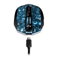 CONNECT IT DOODLE 2 PRO Herní myš, bezdrátová, černá