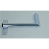 Držák antény na zeď u okna s pásem, levé uchycení, galvanický zinek, délka 40cm