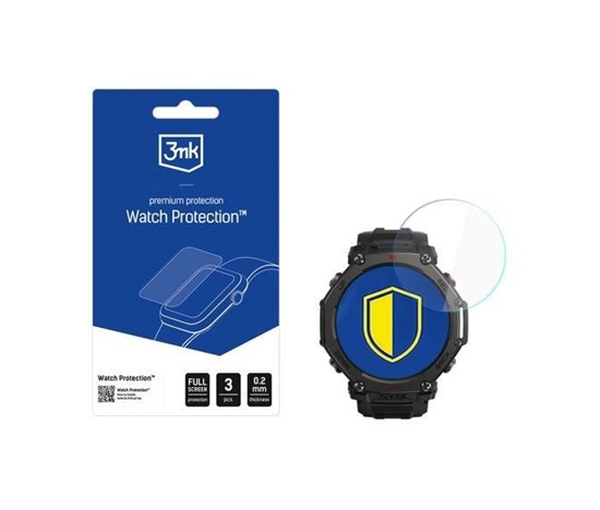 3mk hybridní sklo Watch Protection FlexibleGlass pro Amazfit T-Rex 3 Pro 44mm