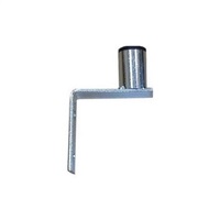 Držák antény na zeď mini, galvanický zinek, délka 8,5cm, výška 5cm