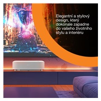 Epson Lifestudio Grand – EH-LS670W diamantová biela, 4K PRO-UHD, 3600lm, HDMI, USB, Google TV, 240Hz